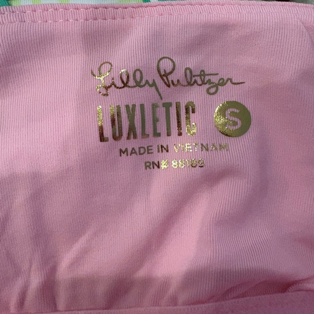 Lilly Pulitzer Vibrant Green and Pink One Piece Swimsuit - Picture 8 of 8